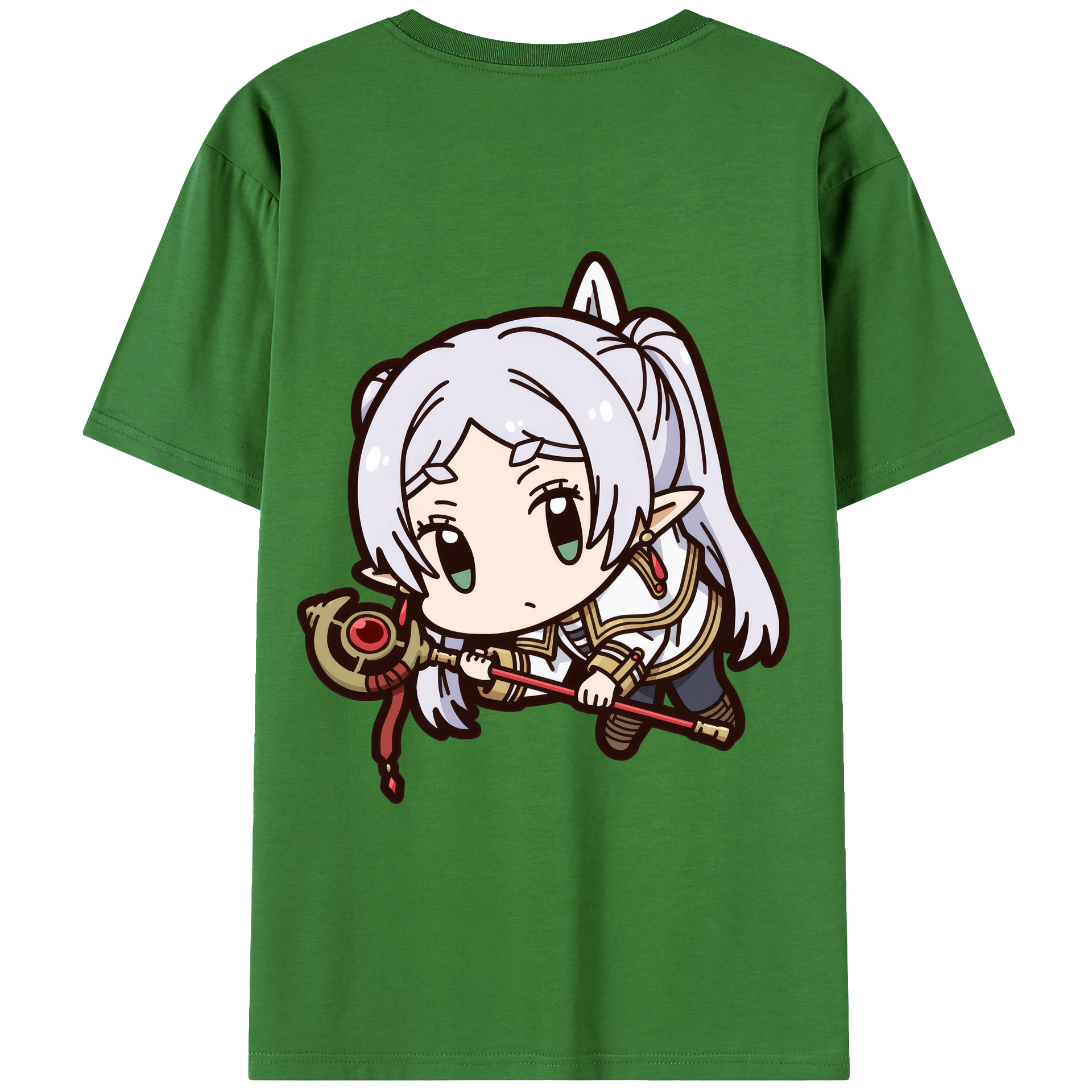 （画像用） 葬送のフリーレン Frieren レディース半袖Tシャツ(バックプリント)